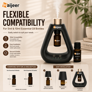 Dispositivo Ambientador <span class=keywords><strong>Hygea</strong></span> Difusor Eléctrico de Aceites Esenciales Sistema de Entrega para el Hogar Difusor de Aroma para Aire Perfume de Aceite Aromático - Product Image 3