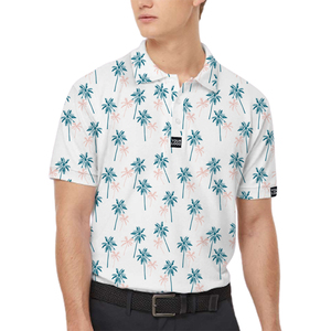 Beach Design Casual Party Polo à manches courtes pour hommes Séchage rapide Vêtements confortables T-shirt polo pour adultes - Product Image 5