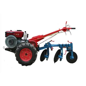 high quality diesel 12hp 15hp 18hp 20hp 22hp 25 hp power tiller with plow walking tractor plough walking tractor price