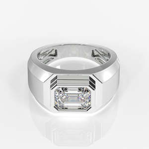 Bague en or jaune 18 carats pour homme Imperial Elite avec diamant cultivé en laboratoire, bijoux élégants - Product Image 5