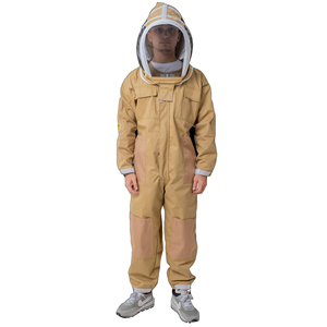 ชุดสูทเลี้ยงผึ้งสีขาวและเหลืองสำหรับผู้หญิงระบายอากาศได้ดี - Product Image 4