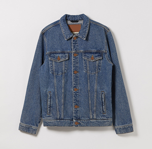 Veste en jean vintage brodée sur mesure de haute qualité pour hommes, streetwear décontracté avec tissu en coton et finition délavée - Product Image 1