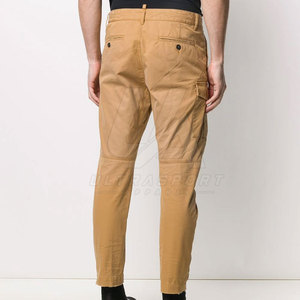Pantalones Cargo Clásicos de Tela de Algodón con Costuras Resistentes, Pantalones Cargo de Estilo Limpio para Uso en Exteriores - Product Image 2