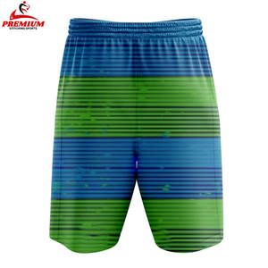 Custom Sublimated <b>Men's</b> Football Soccer <b>Shorts</b> Casual Mid Length <b>Elastic</b> <b>Waist</b> Mesh Casual Forty Sweat <b>Shorts</b> - Product Image 2