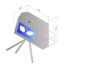 Torniquete de Seguridad Automático Wilda de Acero Inoxidable SS304 con Desinfectante de Manos Integrado (Montaje en Pared) 1kW 220V Nuevo - Product Image 1