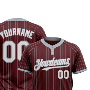 Maillot de baseball unisexe 100 % polyester anti-UV, séchage rapide, évacuation de l'humidité, respirant, grandes tailles, motif lettre sur le devant, logo, softball - Product Image 4