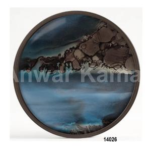 Placa de vela de aluminio plateado martillado al por mayor con pulido brillante - Product Image 2