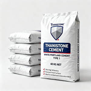 Ciment Portland blanc 42.5N de qualité esthétique supérieure pour le béton coloré, le terrazzo, les panneaux préfabriqués et les revêtements de sol - Product Image 3