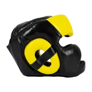 Casco de Boxeo Personalizable de Cuero Vacuno OEM para MMA, Kickboxing, Karate, Taekwondo, Protector Facial con Diseño Personalizado - Product Image 3