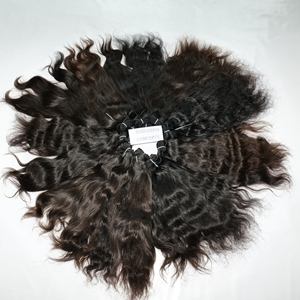 Extensiones de cabello humano peruano 100% crudo sin procesar sin desprendimiento natural de 8-32 pulgadas, proveedor de paquetes ondulados, cutícula virgen alineada - Product Image 4