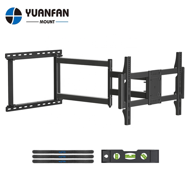 MA90A 42"-85" 70kg Heavy Duty Extension TV Wall Mount OEM ODM Full Motion Long Arm VESA Mount Television Screen Holder Bracket