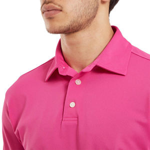 Polo informal personalizable para hombre, camiseta transpirable de secado rápido, Camiseta de algodón de Color sólido, camiseta de Golf lisa de talla grande al por mayor - Product Image 4