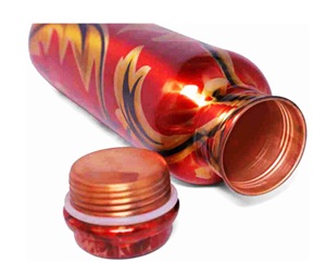 1 bouteille d'eau PEC faite à la main à Moradabad Cadeau personnalisé avec grande capacité - Product Image 4