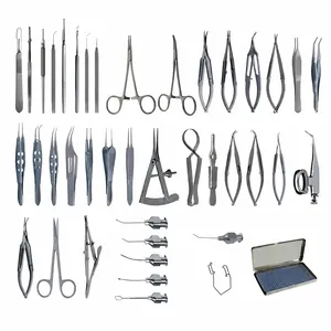 Ensemble d'instruments microchirurgicaux ophtalmologiques, manuel, pour chirurgie de la cataracte, outils en acier inoxydable, taille et couleur personnalisées - Product Image 3