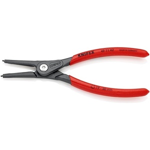 Alicates de precisión KNIPEX para anillos de retención, 180 mm de longitud, para ejes de 19-60 mm - Product Image 1