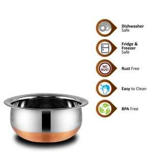 หม้อหุงข้าวทองเหลืองสเตนเลสคิง อินเตอร์เนชั่นแนล ดีไซน์ยอดเยี่ยม ขนาดใหญ่ สำหรับงานแต่งงาน คุณภาพสูง รุ่นใหม่ล่าสุด พร้อมหูจับ - Product Image 6