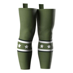 Chaussettes de sport longues pour hommes de luxe, en polyester, respirantes, protectrices, design pour équipes sportives et chaussettes intérieures pour hockey sur gazon - Product Image 5