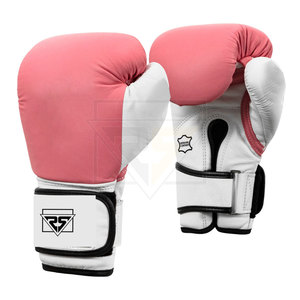 Guantes de boxeo de gimnasio de cuero de vaca genuino de alta calidad Precios al por mayor Premium baratos Guantes de gimnasio - Product Image 4