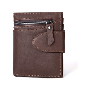 Cartera RFID de lujo Vintage delgada con diseño de Caballo Loco Unisex, cuero genuino de grano superior de alta calidad, cierre abierto al mejor precio - Product Image 3