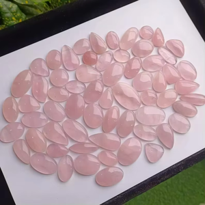 Quartz rose très rare, cabochon en quartz rose, pierre en quartz rose, pierre précieuse en vrac, lot de bijoux, pierre précieuse polie pour la vente en gros - Product Image 4