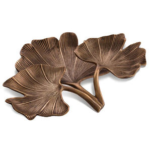 Bandejas de Servicio Doradas Hechas a Mano con Diseño Moderno y Bordes Lisos para Hogar, Hoteles, Bodas y Fiestas - Product Image 4