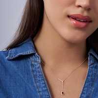 Collier pendentif lariat personnalisable en or massif 14 carats avec diamant de laboratoire en forme de poire, bijoux fins de luxe pour femmes, éclat de beauté étincelante
