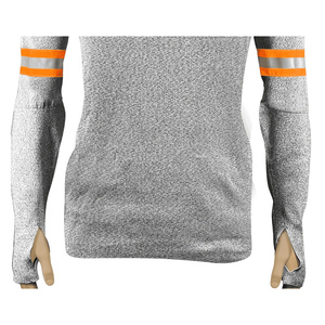Pull-over Halo Interlock résistant aux coupures, manches longues, panneaux abdominaux renforcés, brassards réfléchissants - Product Image 4