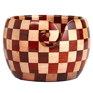 Wooden Handmade Yarn Bowls Portable for <b>Knitting</b> and Crocheting Customized Unique <b>Knitting</b> Bowl Yarn Ball <b>Storage</b> Organizer - Product Image 6