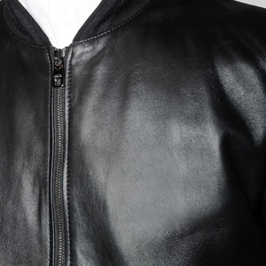 Vente de gros Veste en cuir véritable unie et personnalisée pour homme Veste d'équitation de moto fabriquée en gros - Product Image 5