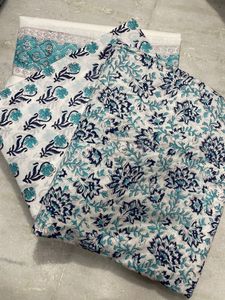 100%Cotton Hand Block Printed Fabric Handcrafted Jaipur Heritage Traditional Eco Friendly Breathable Block Print Cotton Fabric - Product Image 3