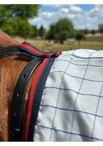 ผ้าคลุมม้าฤดูร้อนแบบสั่งทำขายส่ง - ผ้าคลุมกันแมลงแบบตาข่ายน้ำหนักเบาพร้อมปกป้องคออย่างเต็มที่ - อุปกรณ์สำหรับม้าที่ทนทาน - Product Image 5