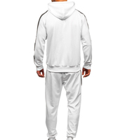 Survêtements d'entraînement athlétiques unisexes d'hiver de haute qualité, grande taille, couleur unie, logo personnalisé, respirants, coupe-vent, écologiques