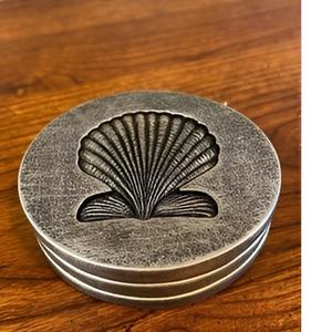 ถาดรองแก้วโลหะพร้อมแผ่นรองทรงกลมสำหรับตกแต่งบนโต๊ะทำจากโลหะทันสมัย - Product Image 3