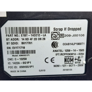 CENTRALINA BLUETOOTH PHONE FORD EcoSport Serie E1BT14D212LA YYJD (12>) - Product Image 3
