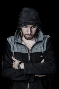 Sweat à capuche surdimensionné et décontracté en polaire pour hommes, logo uni, imprimé avec fermeture à glissière sur le devant, sweat à capuche en poly coton vierge, vente de stock - Product Image 2