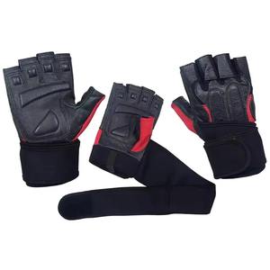 Gants de fitness respirants et antidérapants à demi-doigts avec logo personnalisé de haute qualité, en cuir premium, pour usage extérieur, qualité supérieure - Product Image 4