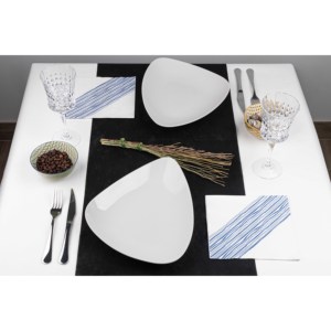 Servilletas con Estampado Ibiza Azules de 40x40cm, Bambutex Natural, 600 Unidades, B2B - Product Image 2