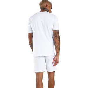 Pantalones Cortos de Mezclilla Tejidos de Verano para Hombre, de Algodón Vintage de Alta Calidad, con Logotipo Personalizado, Transpirables, Lavado Ácido, Efecto Desgastado por el Sol, con Pedrería, Estilo Urbano - Product Image 5