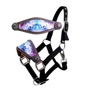 Premium Quality <b>Halter</b> With Galaxy Unicorn Printed Noseband Top Supplier Wholesale Manufacturer Supplier - Product Image 2