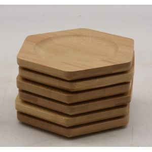 ที่รองแก้วไม้สีน้ำตาลสุดหรูแก้วกาแฟตั้งโต๊ะสำหรับโรงแรมร้านอาหารสำนักงานชากาแฟถ้วยที่รองแก้วทำในอินเดีย - Product Image 4