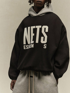 Top à la mode hiver spécial surdimensionné manches longues essentiel sweat à capuche vierge pour hommes 100% coton polaire tissu avec Logo personnalisé - Product Image 4