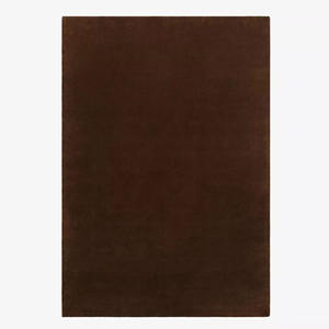 Tapis moderne en laine brun café tufté à la main tapis doux durable de luxe solide fait main - Product Image 1