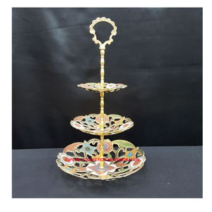 Soporte de cuenco de chocolate con grabado de latón de dos niveles Más vendido y de alta calidad - Product Image 2