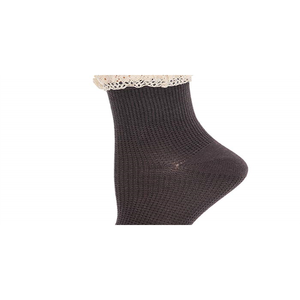 Calzini corti da donna Free People Darling in maglia waffle, traspiranti, neri, per uso quotidiano, taglia normale - Product Image 2