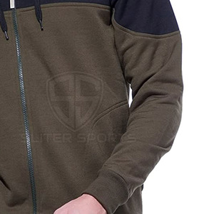 Top Fashion 100% Coton Polyester Sweats à capuche surdimensionnés de haute qualité pour hommes Motif solide Style d'hiver quantité minimale de commande bas - Product Image 5