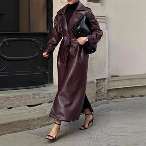 Blouson de moto en cuir d'agneau premium pour femme, tissé, matelassé, respirant, chauffant, coupe ajustée, coupe-vent, hiver 2025 - Product Image 1