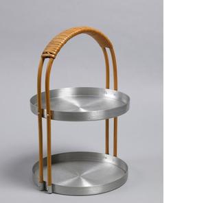 Display Metal Shinny Gold Plated Hammered Cake Stand for <b>Cup</b> Cake Best Selling with Glass <b>Cover</b> on It - Product Image 2