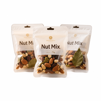 Sachet Doypack Personnalisé en PE de Qualité Alimentaire avec Fermeture Zip Refermable pour Emballage de Noix, Snacks, Fruits Secs, Aliments pour Animaux, Sucre, Gelée