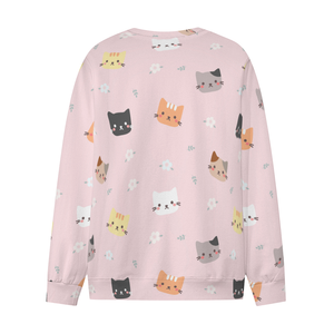 Sudadera unisex con estampado bordado personalizado de manga larga Rosa sudadera con sublimación OEM Impresión de logotipo al por mayor - Product Image 2