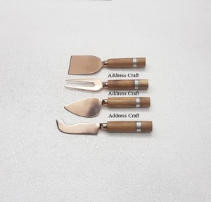 Meilleur prix très populaire produit corne en acier inoxydable et poignée en métal ensembles d'outils de coupe de fromage pour la maison hôtel restaurant - Product Image 3